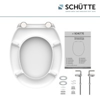 Sch&uuml;tte WC-Sitz Toilettendeckel WHITE | ohne Absenkautomatik | Duroplast