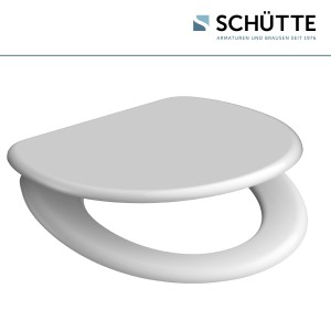 Sch&uuml;tte WC-Sitz Toilettendeckel WHITE | mit Absenkautomatik | Duroplast