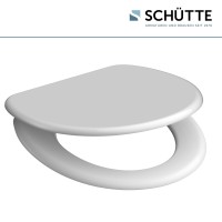 Sch&uuml;tte WC-Sitz Toilettendeckel mit Absenkautomatik Duroplast Wei&szlig;
