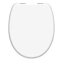 Sch&uuml;tte WC-Sitz WHITE Toilettendeckel mit Absenkautomatik Duroplast Wei&szlig;