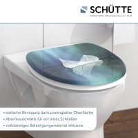 Sch&uuml;tte WC-Sitz Toilettendeckel FALLEN LEAF | mit Absenkautomatik | Duroplast