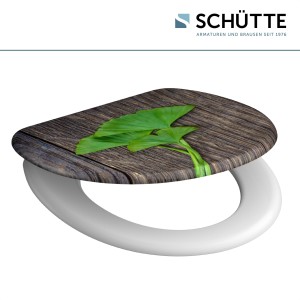 Sch&uuml;tte WC-Sitz Toilettendeckel GINGKO &amp; WOOD | mit Absenkautomatik | Duroplast