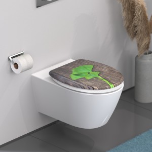 Sch&uuml;tte WC-Sitz Toilettendeckel GINGKOundWOOD | mit Absenkautomatik | Duroplast