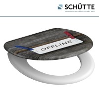 Sch&uuml;tte WC-Sitz Toilettendeckel Offline mit Absenkautomatik Duroplast