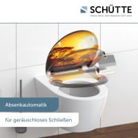 Sch&uuml;tte WC-Sitz Toilettendeckel Safari mit Absenkautomatik Duroplast