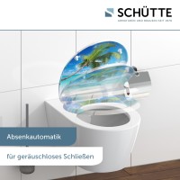 Sch&uuml;tte WC-Sitz Toilettendeckel CARRIBEAN | mit Absenkautomatik &amp; Schnellverschluss | Duroplast