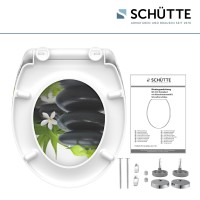 Sch&uuml;tte WC-Sitz Toilettendeckel Jasmin mit Absenkautomatik Duroplast