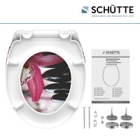 Sch&uuml;tte WC-Sitz Toilettendeckel WELLYNESS | mit Absenkautomatik &amp; Schnellverschluss | Duroplast