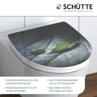 Sch&uuml;tte WC-Sitz Toilettendeckel RAINDROP | mit Absenkautomatik &amp; Schnellverschluss | Duroplast | High Gloss