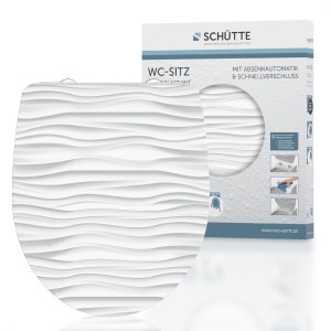 Sch&uuml;tte WC-Sitz Toilettendeckel WHITE WAVE | mit...