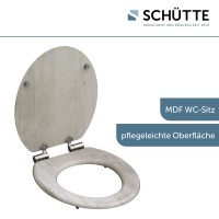 Sch&uuml;tte WC-Sitz Toilettendeckel LIGHT WOOD | mit Absenkautomatik | MDF-Holzkern