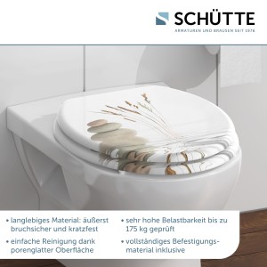 Sch&uuml;tte WC-Sitz Toilettendeckel BALANCE | ohne Absenkautomatik | MDF