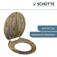 Sch&uuml;tte WC-Sitz Toilettendeckel SOLID WOOD | ohne Absenkautomatik | MDF-Holzkern