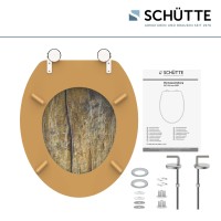 Sch&uuml;tte WC-Sitz Toilettendeckel SOLID WOOD | ohne Absenkautomatik | MDF