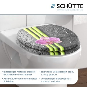 Sch&uuml;tte WC-Sitz Toilettendeckel ASIA | mit Absenkautomatik | MDF