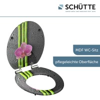 Sch&uuml;tte WC-Sitz Toilettendeckel ASIA | mit Absenkautomatik | MDF-Holzkern