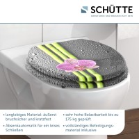 Sch&uuml;tte WC-Sitz Toilettendeckel Asia mit Absenkautomatik MDF-Holzkern