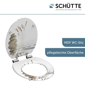 Sch&uuml;tte WC-Sitz Toilettendeckel BALANCE | mit Absenkautomatik | MDF-Holzkern