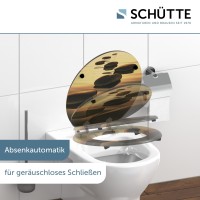Sch&uuml;tte WC-Sitz Toilettendeckel SEA STONE | mit Absenkautomatik | MDF