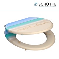 Sch&uuml;tte WC-Sitz Toilettendeckel RELAX | mit Absenkautomatik | MDF-Holzkern