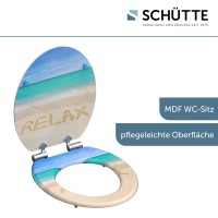 Sch&uuml;tte WC-Sitz Toilettendeckel Relax mit Absenkautomatik MDF-Holzkern