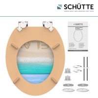 Sch&uuml;tte WC-Sitz Toilettendeckel RELAX | mit Absenkautomatik | MDF-Holzkern
