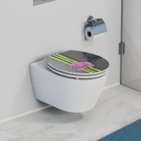 Sch&uuml;tte WC-Sitz Toilettendeckel ASIA | mit Absenkautomatik | MDF High Gloss
