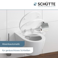 Sch&uuml;tte WC-Sitz Toilettendeckel ASIA | mit Absenkautomatik | MDF-Holzkern | High Gloss