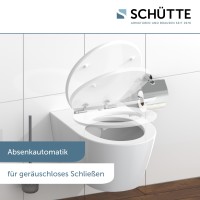 Sch&uuml;tte WC-Sitz Toilettendeckel BALANCE | mit Absenkautomatik | MDF High Gloss