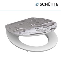 Sch&uuml;tte WC-Sitz Toilettendeckel Drip mit ABS MDF-Holzkern Hochglanz