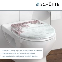Sch&uuml;tte WC-Sitz Toilettendeckel FLOWERS &amp; WOOD | mit Absenkautomatik | Duroplast