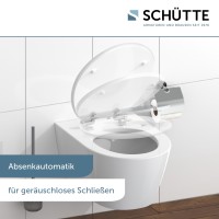 Sch&uuml;tte WC-Sitz Toilettendeckel SHELL HEART | mit Absenkautomatik | MDF-Holzkern | High Gloss