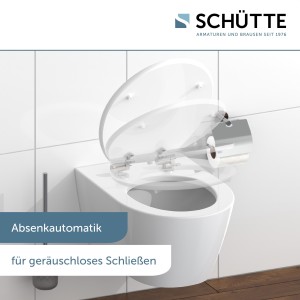 Sch&uuml;tte WC-Sitz Toilettendeckel RED STARFISH | mit Absenkautomatik | MDF High Gloss