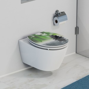 Sch&uuml;tte WC-Sitz Toilettendeckel OASIS | mit Absenkautomatik | MDF High Gloss