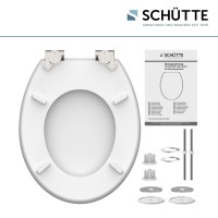Sch&uuml;tte WC-Sitz Toilettendeckel OASIS | mit Absenkautomatik | MDF High Gloss
