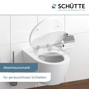 Sch&uuml;tte WC-Sitz Toilettendeckel Antlitz mit ABS MDF-Holzkern Hochglanz