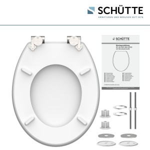 Sch&uuml;tte WC-Sitz Toilettendeckel DIAMOND | mit Absenkautomatik | MDF | High Gloss