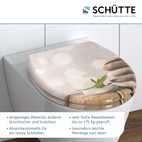 Sch&uuml;tte WC-Sitz Toilettendeckel STONE PYRAMID | mit Absenkautomatik &amp; Schnellverschluss | Duroplast