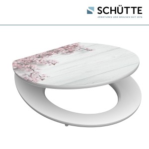 Sch&uuml;tte WC-Sitz Toilettendeckel FLOWERS AND WOOD | mit Absenkautomatik | MDF High Gloss