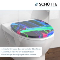 Sch&uuml;tte WC-Sitz Toilettendeckel NEON PAINT | mit Absenkautomatik | Duroplast