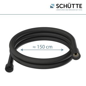 Sch&uuml;tte Brauseschlauch | 150 cm | Kunststoff | Schwarz