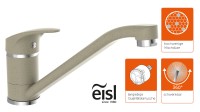 Eisl Sp&uuml;ltischarmatur GRANIT | mit Einhebelmischer | Hochdruck | Granit-Sand