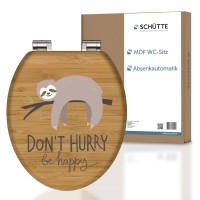 Sch&uuml;tte WC-Sitz Toilettendeckel DONT HURRY | mit Absenkautomatik | MDF