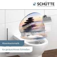Sch&uuml;tte WC-Sitz Toilettendeckel SUNSET DREAM | mit Absenkautomatik | MDF-Holzkern