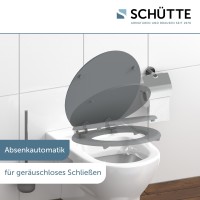 Sch&uuml;tte WC-Sitz Toilettendeckel SPIRIT GREY | mit Absenkautomatik | MDF